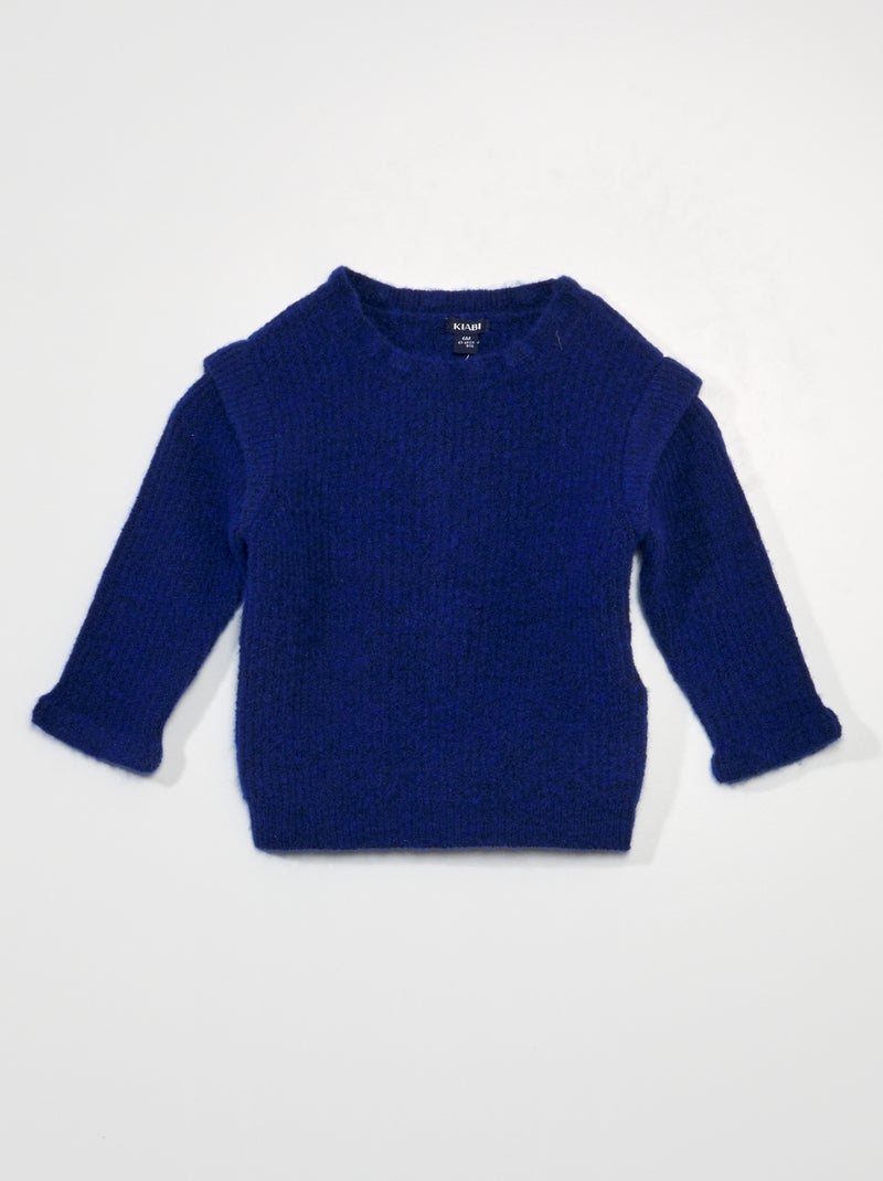Jersey de punto tricotado AZUL - Kiabi