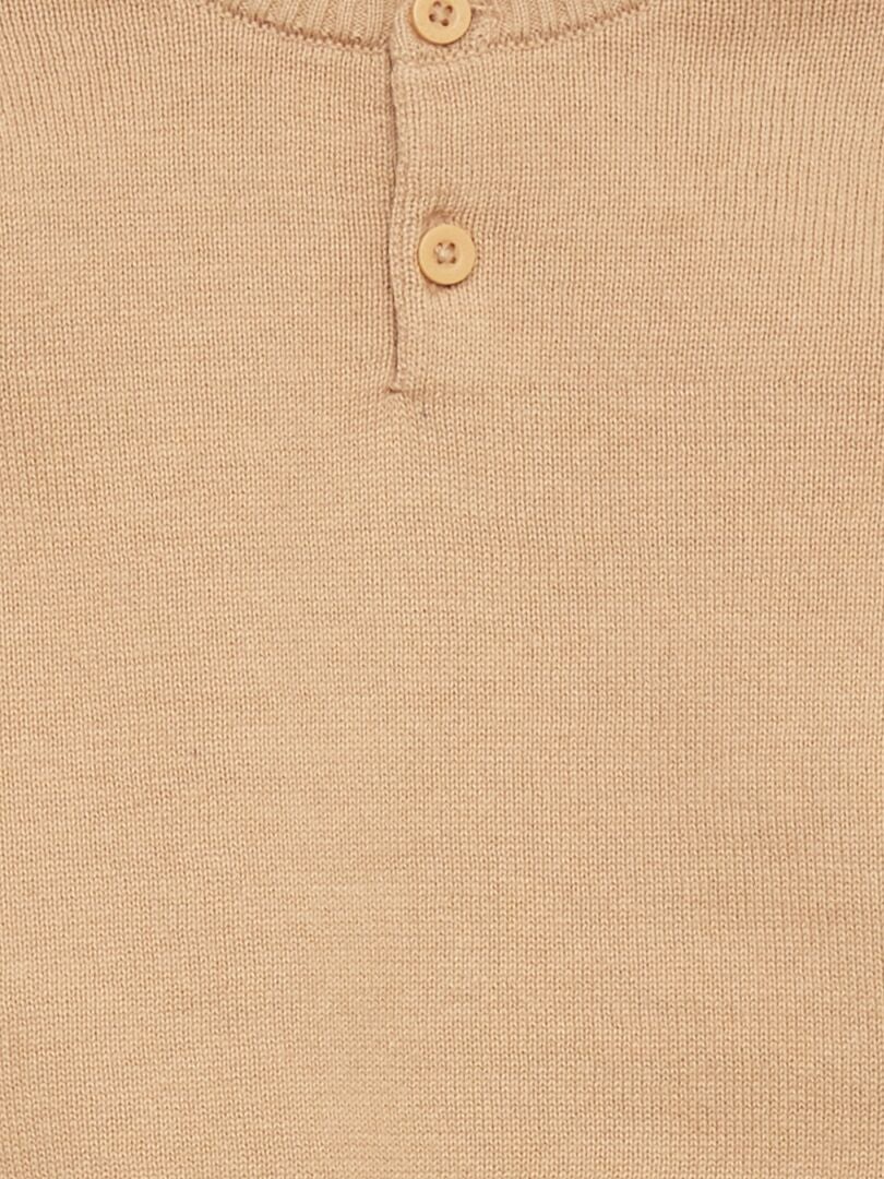 Jersey de punto tricotado BEIGE - Kiabi