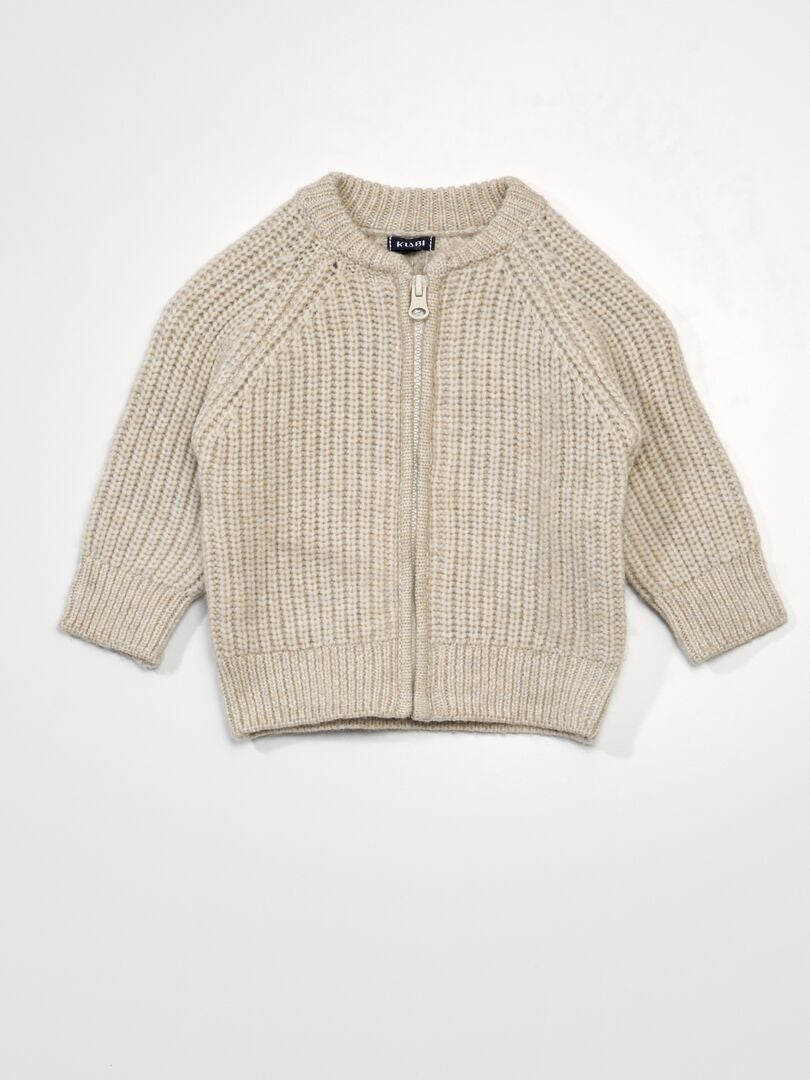 Jersey de punto tricotado BEIGE - Kiabi