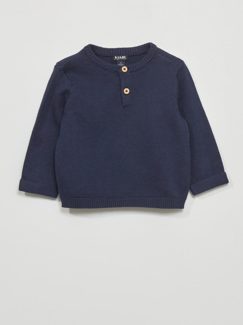 Jersey de punto tricotado NEGRO - Kiabi