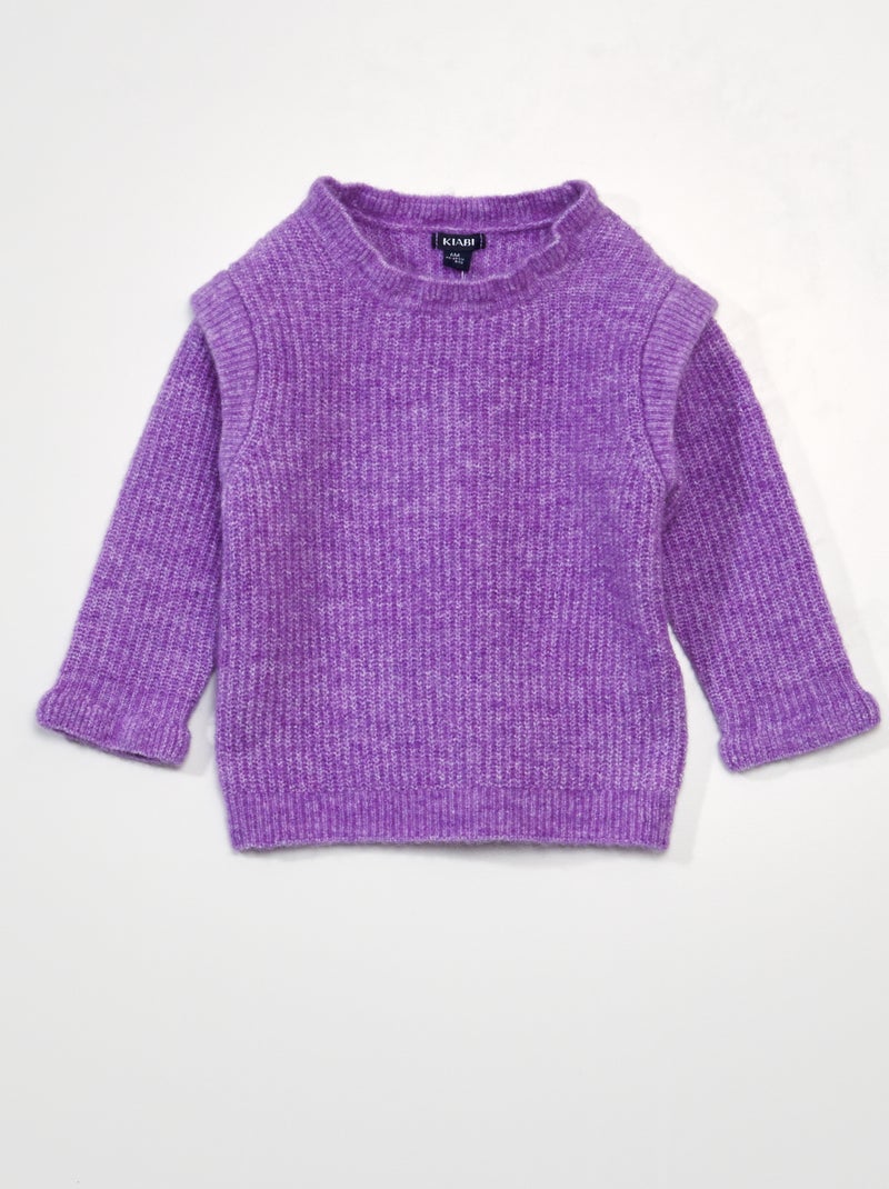 Jersey de punto tricotado PURPURA - Kiabi