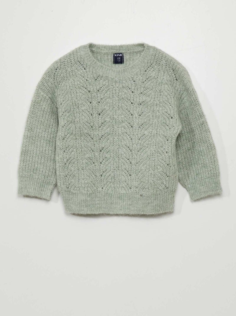 Jersey de punto VERDE - Kiabi