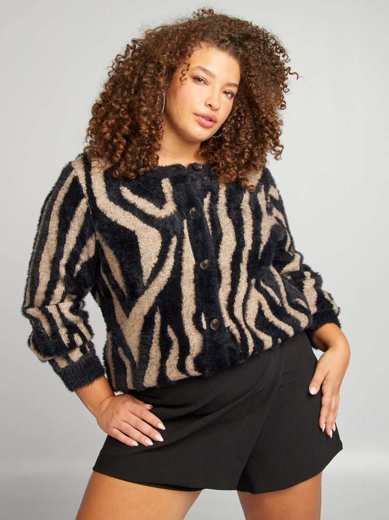 Jersey de punto 'Vero Moda Curve' BEIGE - Kiabi