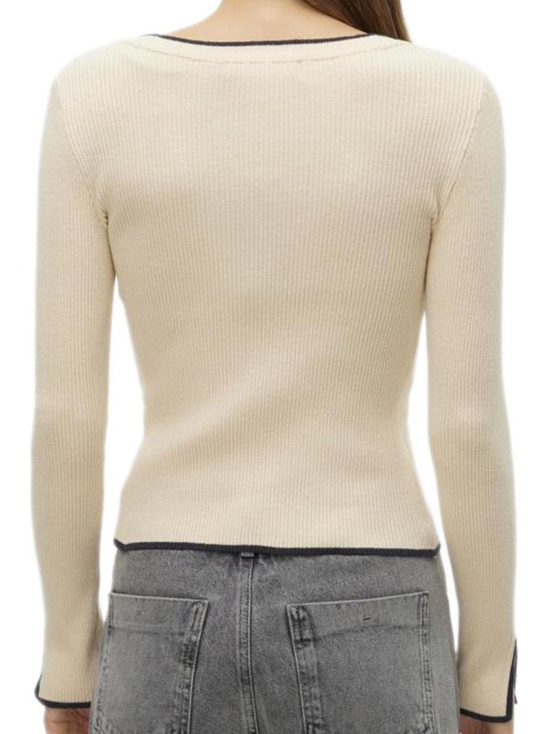 Jersey de Punto Vero Moda para Mujer - Beige - Kiabi