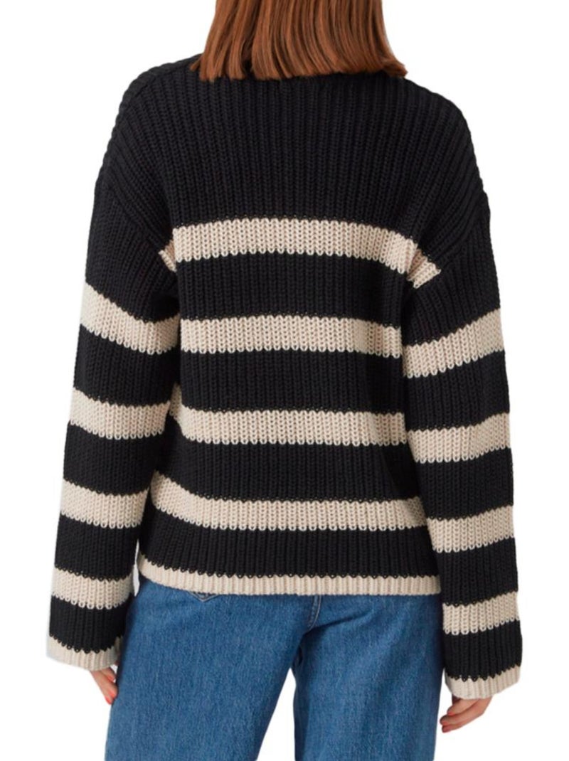 Jersey de Punto Vero Moda para Mujer Negro - Kiabi