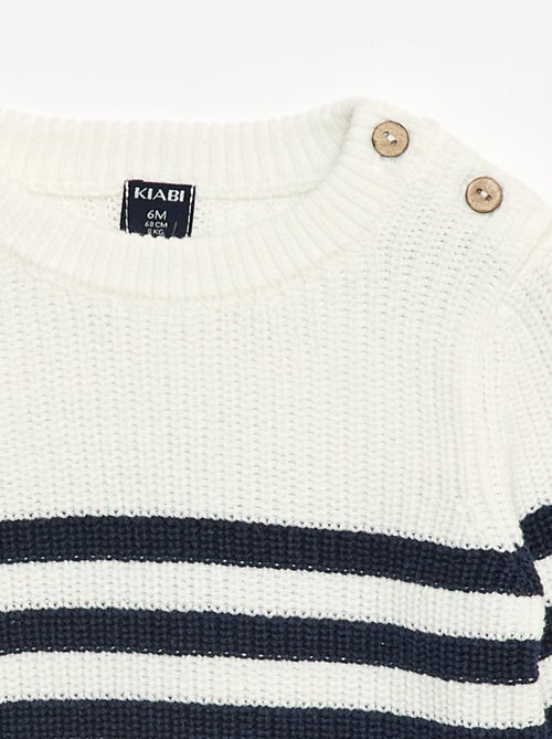 Jersey de rayas de algodón - Kiabi