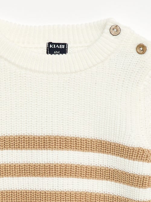 Jersey de rayas de algodón - Kiabi