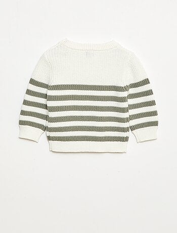Jersey de rayas de algodón
