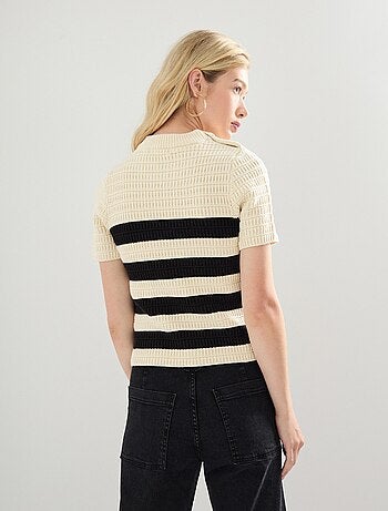 Jersey de rayas de punto, MO Fashion