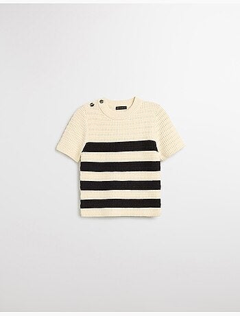 Jersey de rayas de punto, MO Fashion