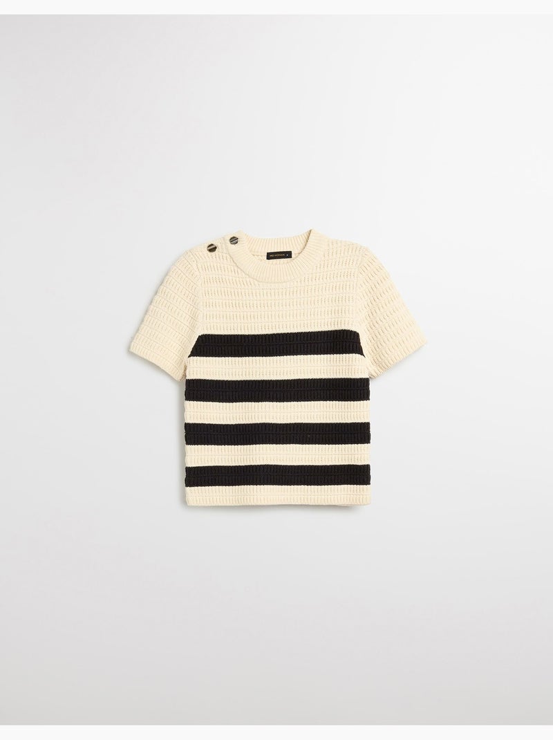 Jersey de rayas de punto, MO Fashion Crudo - Kiabi