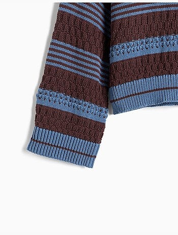 Jersey de rayas de punto, mo fashion
