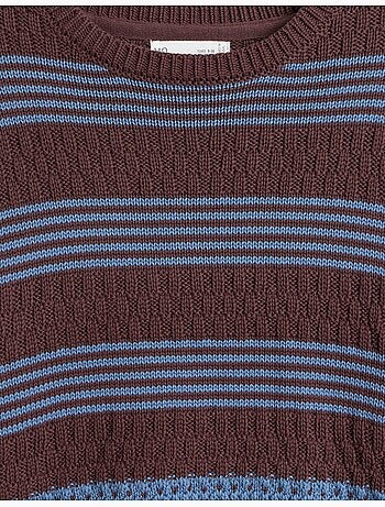 Jersey de rayas de punto, mo fashion