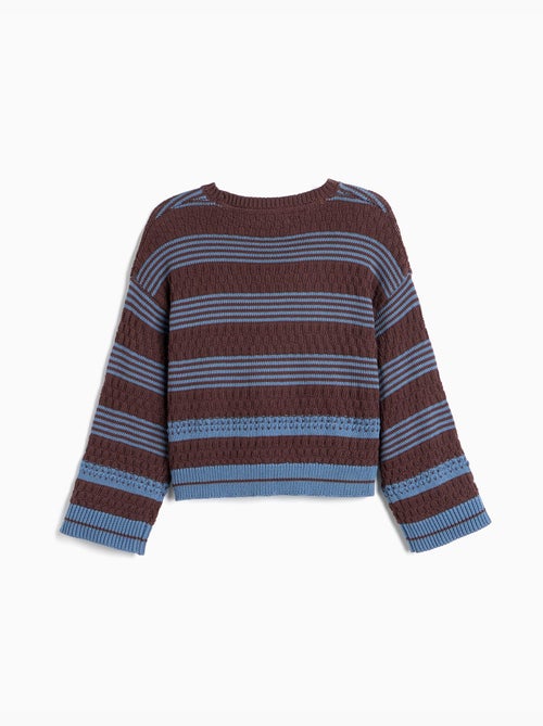 Jersey de rayas de punto, mo fashion - Kiabi Jersey de rayas de punto, mo fashion - Kiabi