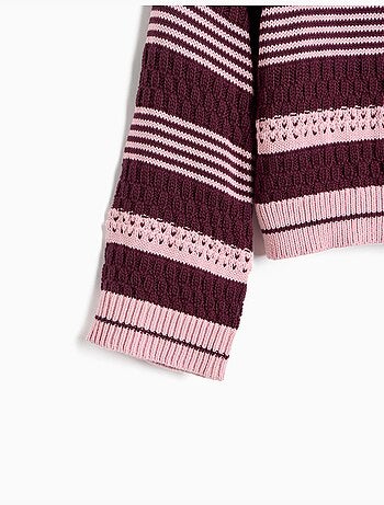 Jersey de rayas de punto, mo fashion