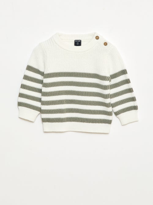 Jersey de rayas en algodón - Kiabi