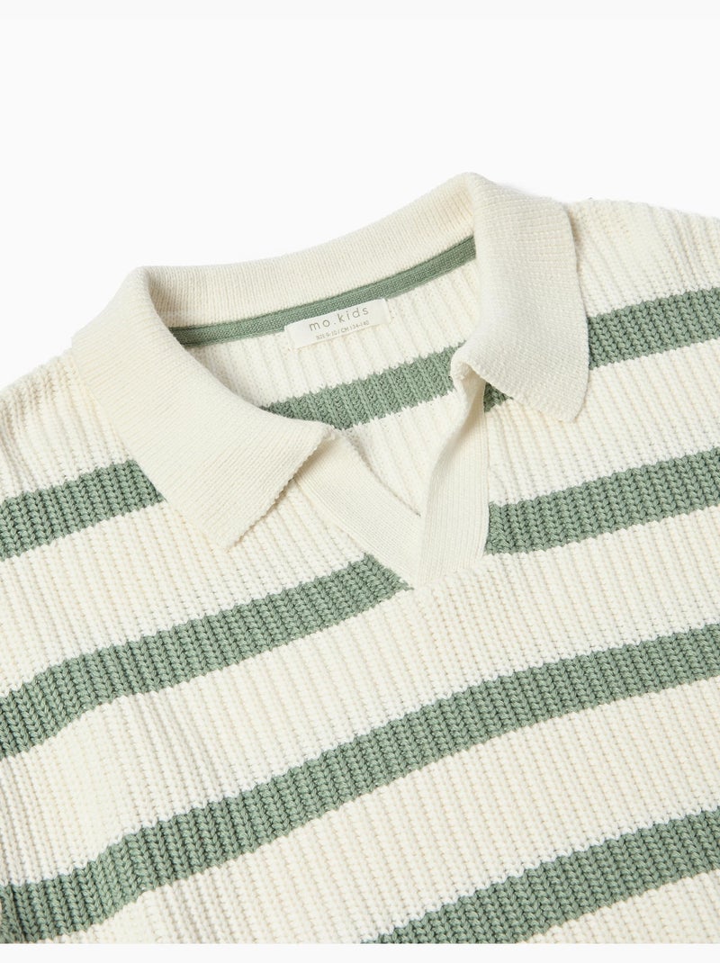 Jersey de rayas, MO Fashion Blanco Verde - Kiabi