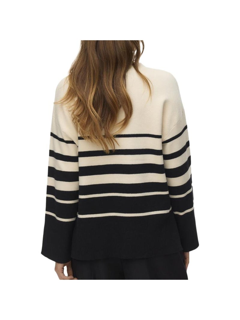 Jersey de rayas para mujer Vero Moda Beige - Kiabi