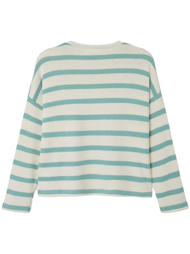 Jersey de rayas para niña Name It Verde - Kiabi