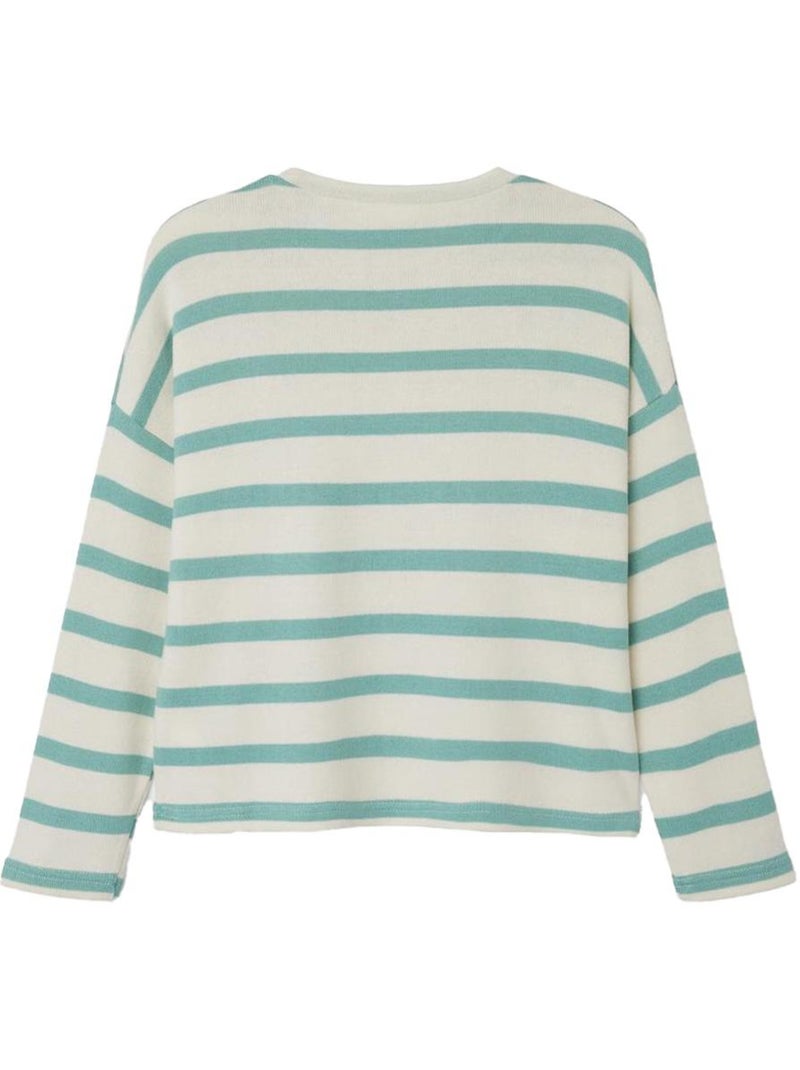 Jersey de rayas para niña Name It Verde - Kiabi