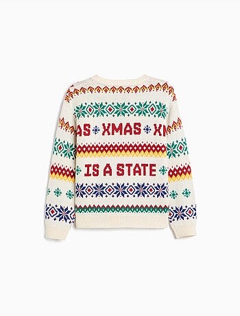 Jersey de tejido navideño, mo fashion