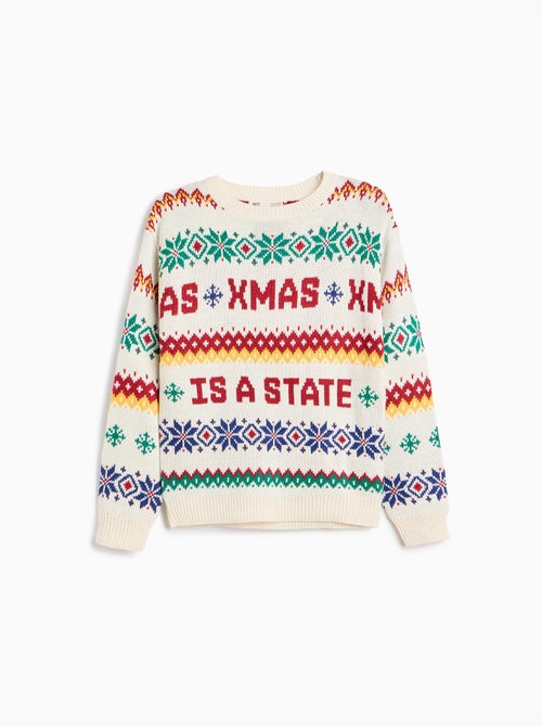 Jersey de tejido navideño, mo fashion - Kiabi