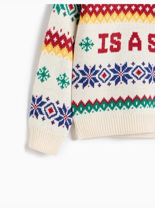 Jersey de tejido navideño, mo fashion - Kiabi