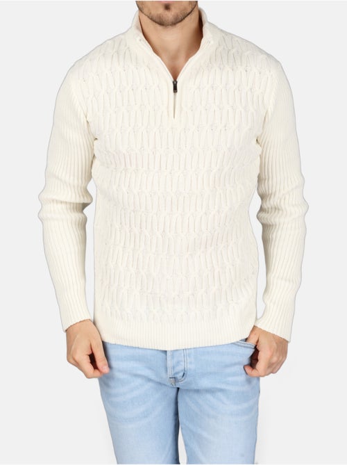 Jersey de vestir con cremallera - Kenzarro - Kiabi Jersey de vestir con cremallera - Kenzarro - Kiabi