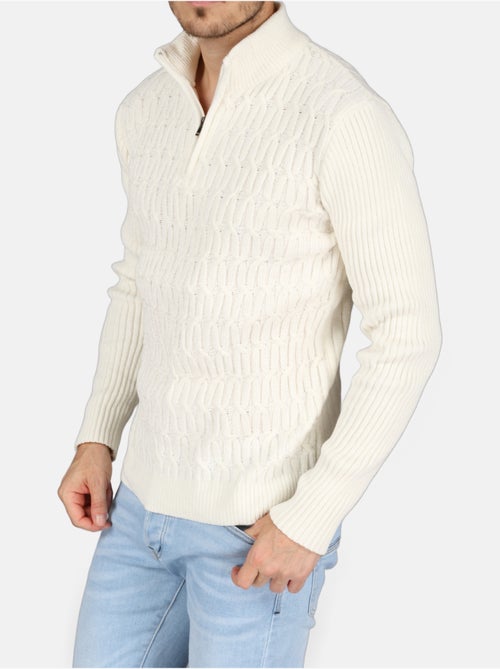 Jersey de vestir con cremallera - Kenzarro - Kiabi Jersey de vestir con cremallera - Kenzarro - Kiabi