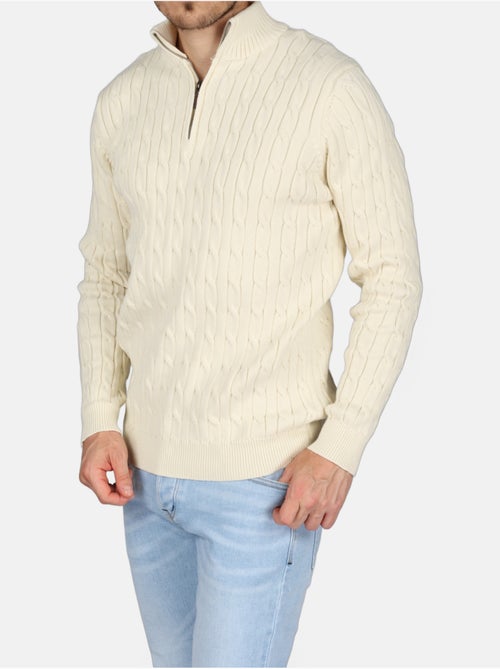 Jersey de vestir con cremallera - Kenzarro - Kiabi Jersey de vestir con cremallera - Kenzarro - Kiabi