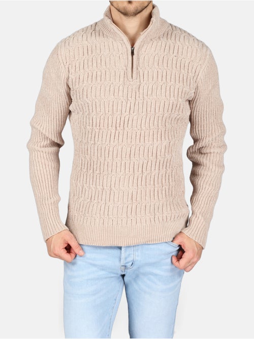 Jersey de vestir con cremallera - Kenzarro - Kiabi Jersey de vestir con cremallera - Kenzarro - Kiabi