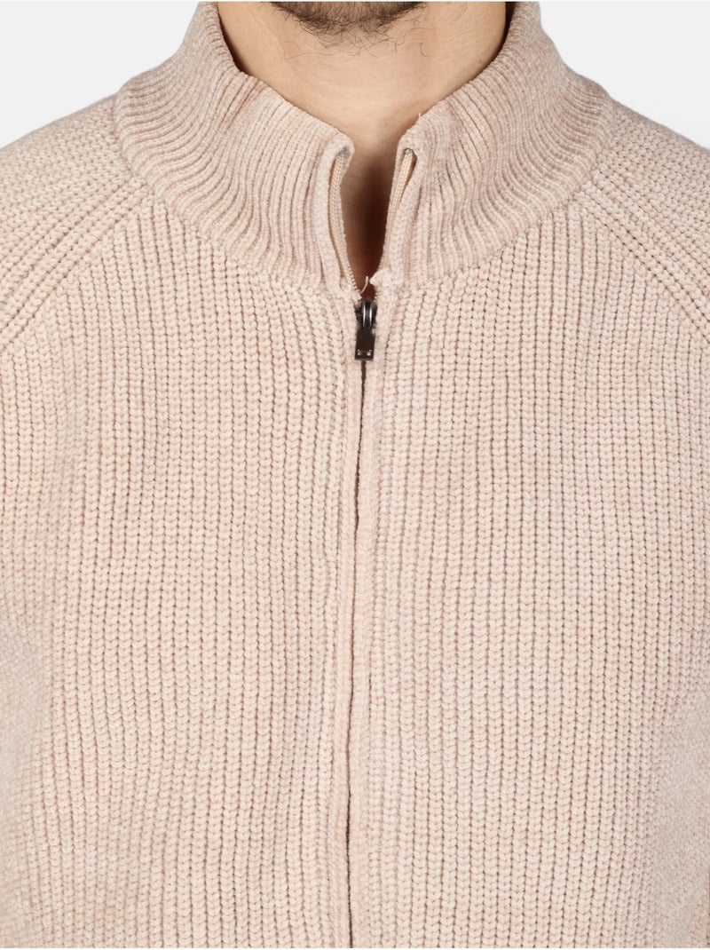 Jersey de vestir con cremallera - Kenzarro Crema - Kiabi