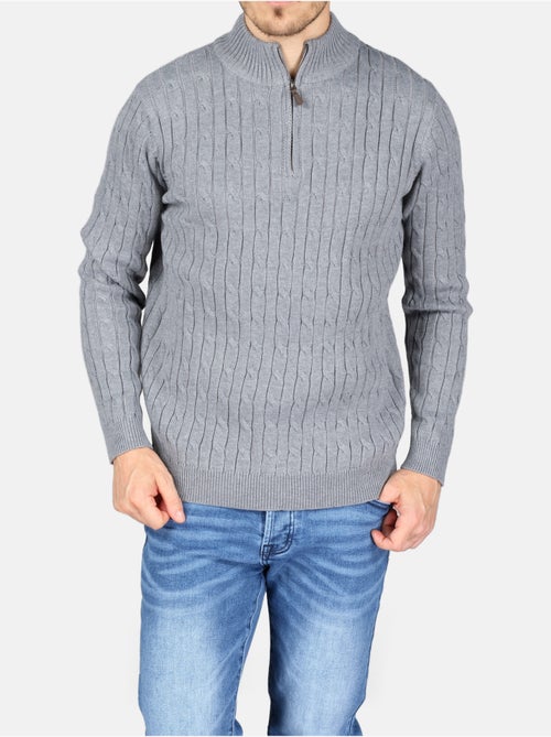 Jersey de vestir con cremallera - Kenzarro - Kiabi Jersey de vestir con cremallera - Kenzarro - Kiabi