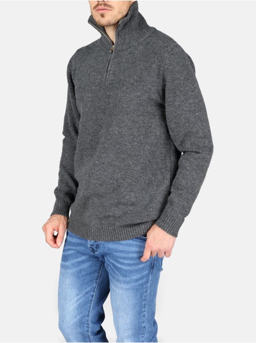 Jersey de vestir con cremallera - Kenzarro - Kiabi Jersey de vestir con cremallera - Kenzarro - Kiabi