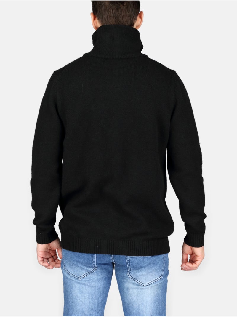 Jersey de vestir con cremallera - Kenzarro Negro - Kiabi