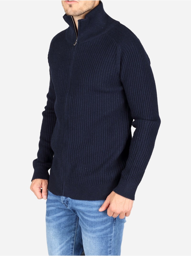 Jersey de vestir con cuello alto - kenzarro Azul oscuro - Kiabi
