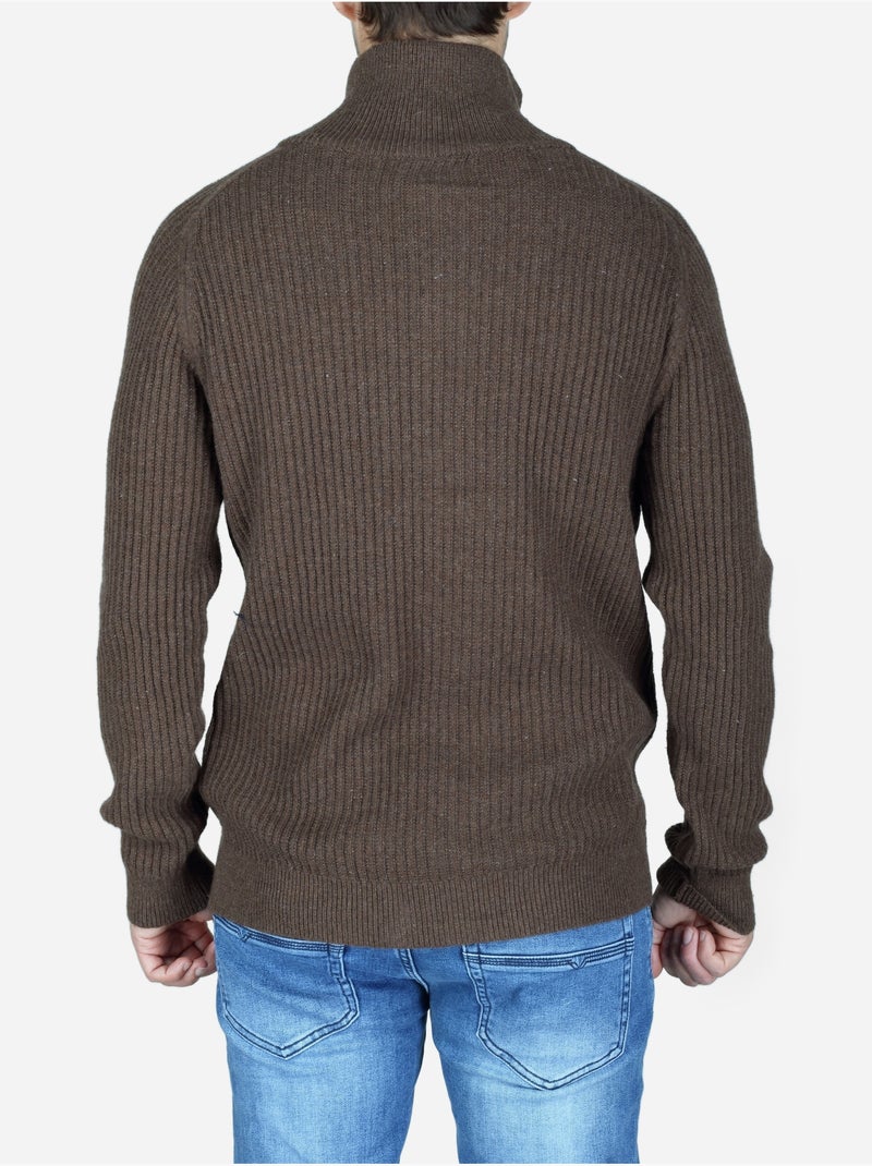 Jersey de vestir con cuello alto - kenzarro Marrón - Kiabi