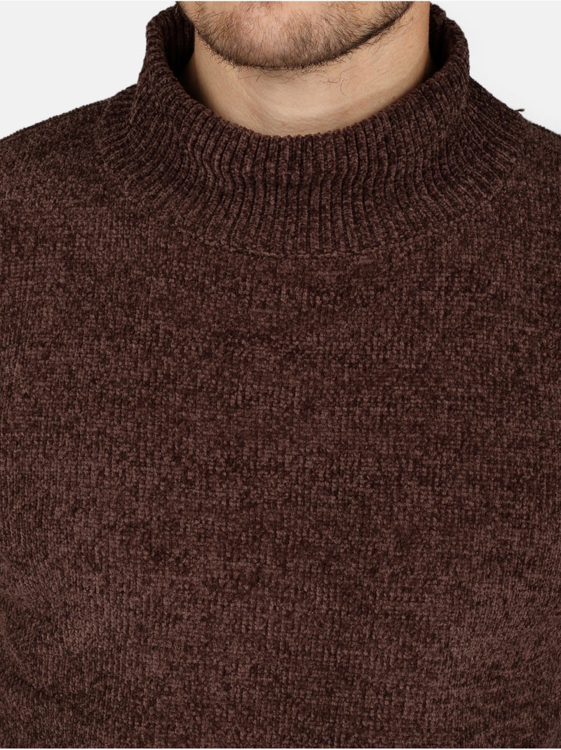 Jersey de vestir con cuello alto - Kenzarro Marrón - Kiabi