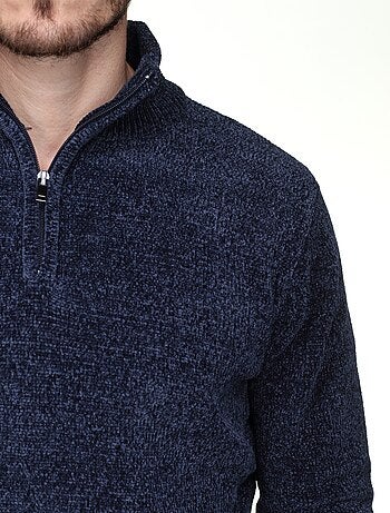 Jersey de vestir con cuello alto y cremallera - Kenzarro