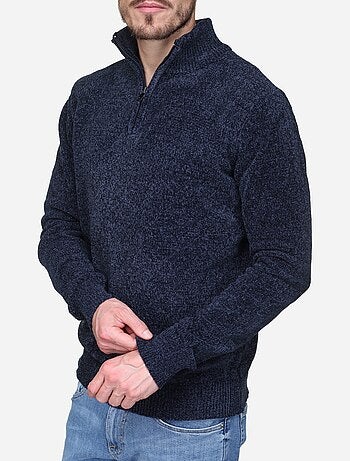 Jersey de vestir con cuello alto y cremallera - Kenzarro