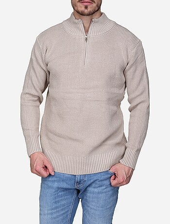 Jersey de vestir con cuello alto y cremallera - Kenzarro