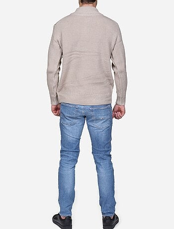 Jersey de vestir con cuello alto y cremallera - Kenzarro