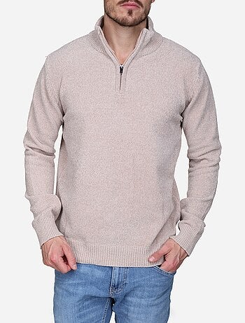 Jersey de vestir con cuello alto y cremallera - Kenzarro