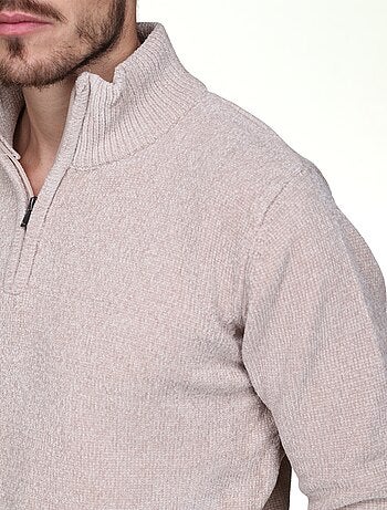 Jersey de vestir con cuello alto y cremallera - Kenzarro