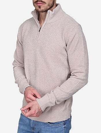 Jersey de vestir con cuello alto y cremallera - Kenzarro