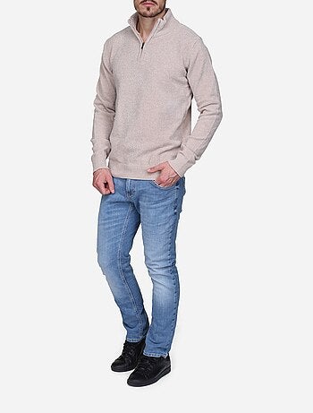 Jersey de vestir con cuello alto y cremallera - Kenzarro