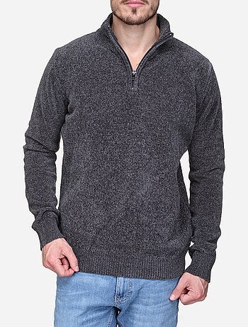 Jersey de vestir con cuello alto y cremallera - Kenzarro