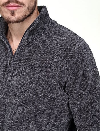 Jersey de vestir con cuello alto y cremallera - Kenzarro