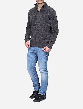 Jersey de vestir con cuello alto y cremallera - Kenzarro