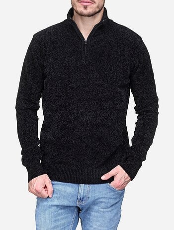 Jersey de vestir con cuello alto y cremallera - Kenzarro